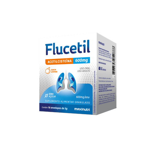 Flucetil Laranja 600mg 16 Envelopes