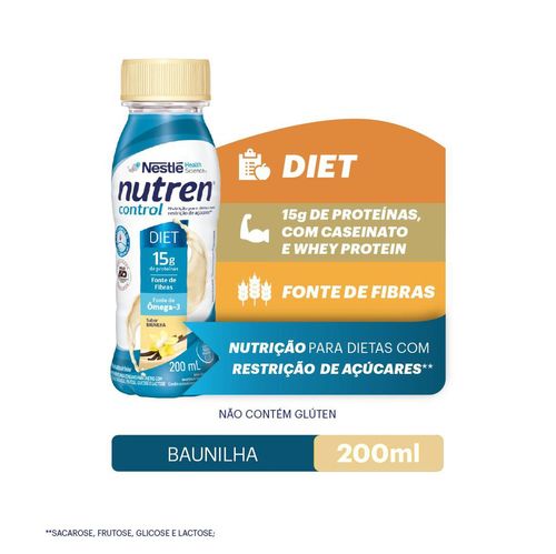 Complemento Alimentar Nutren Control Baunilha 200ml