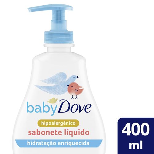 Sabonete Líquido Da Cabeça Aos Pés Baby Dove Hidratação Enriquecida 400ml