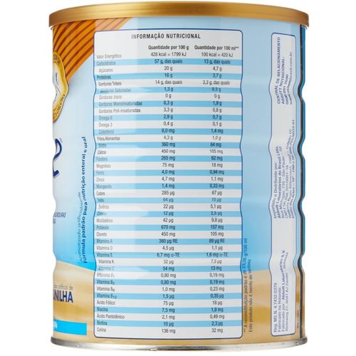 Suplemento Adulto Ensure em Pó Sabor Baunilha 850g