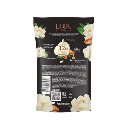 Sabonete Líquido Lux Botanicals Gardênia E Óleo De Amêndoas Refil 200ml