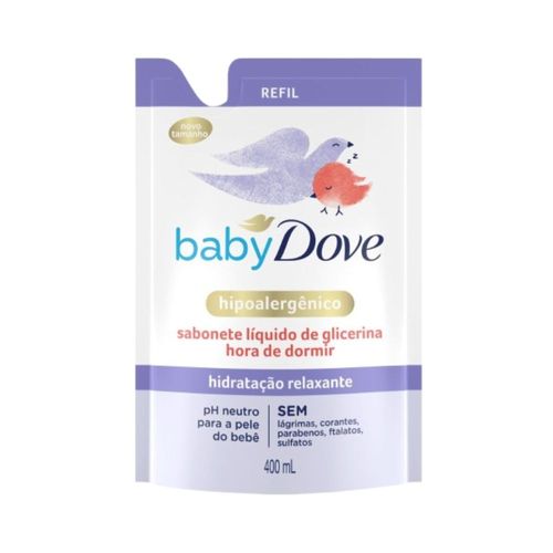 Sabonete Líquido De Glicerina Dove Baby Hidratação Relaxante Refil 400ml