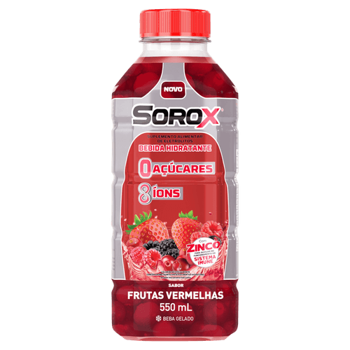 Isotônico Sorox Frutas Vermelhas 550ml