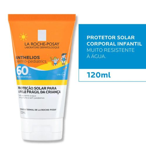 Protetor Solar Infantil La Roche-Posay Anthelios Dermopediatrics FPS60 120ml