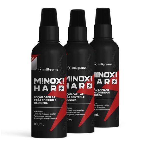 Kit Promocional 3 Minoxihard® Loção Capilar 100ml