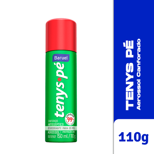 Desodorante Tenys Pé Baruel Cânfora Aerosol 100g