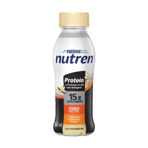 Suplemento Alimentar Nutren Protein 15g de proteínas Baunilha 260ml