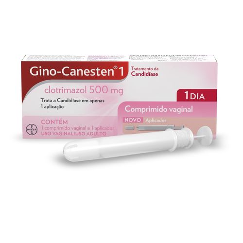 Tratamento da Candidíase Gino-Canesten Comprimido Vaginal 1 dia