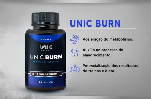 Unic Burn - Termogênico - 60 Cápsulas