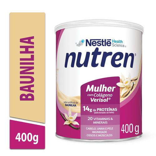 Complemento Alimentar Nutren Mulher Baunilha 400g