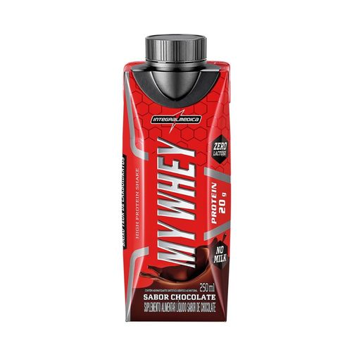 Bebida Proteíca Integral My Whey Zero Lactose 19g Chocolate 250ml