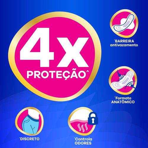 Absorvente Always Super Proteção Suave Com Abas 32 Unidades