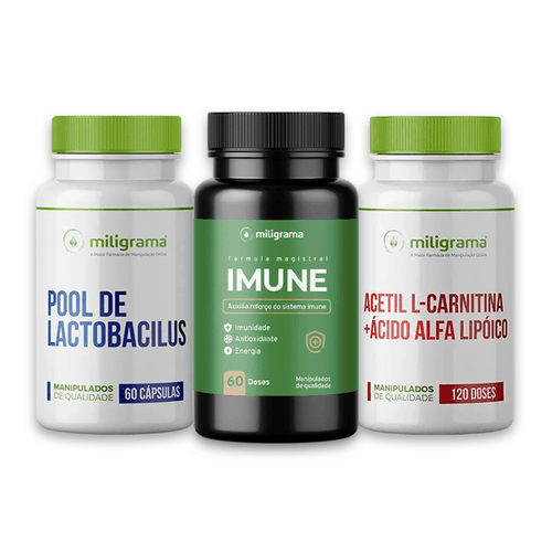 Suplementos para cérebro, intestino e sistema imune