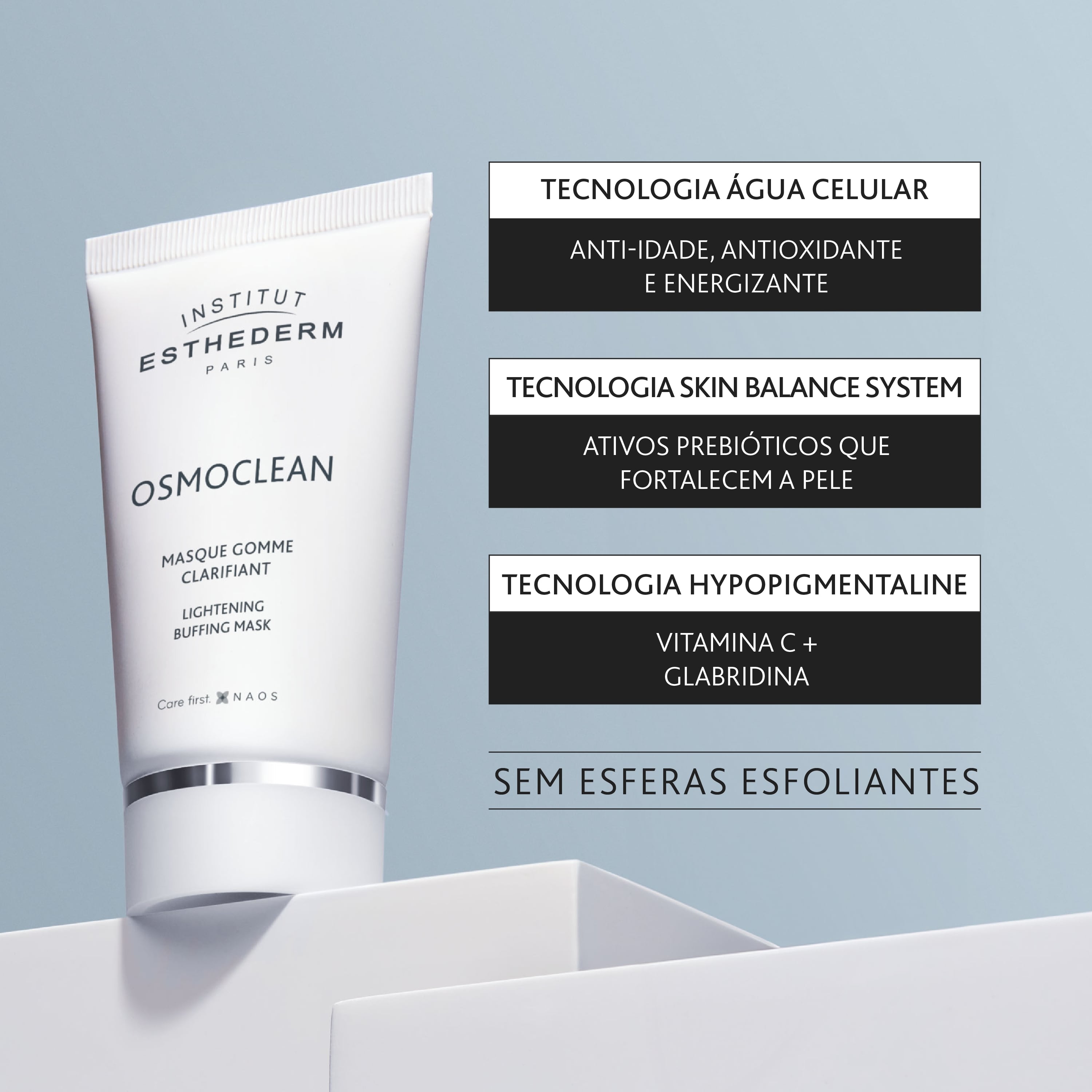 Encontraproduto.com.br - Máscara Facial Osmoclean Gomme Clarifiant 75ml