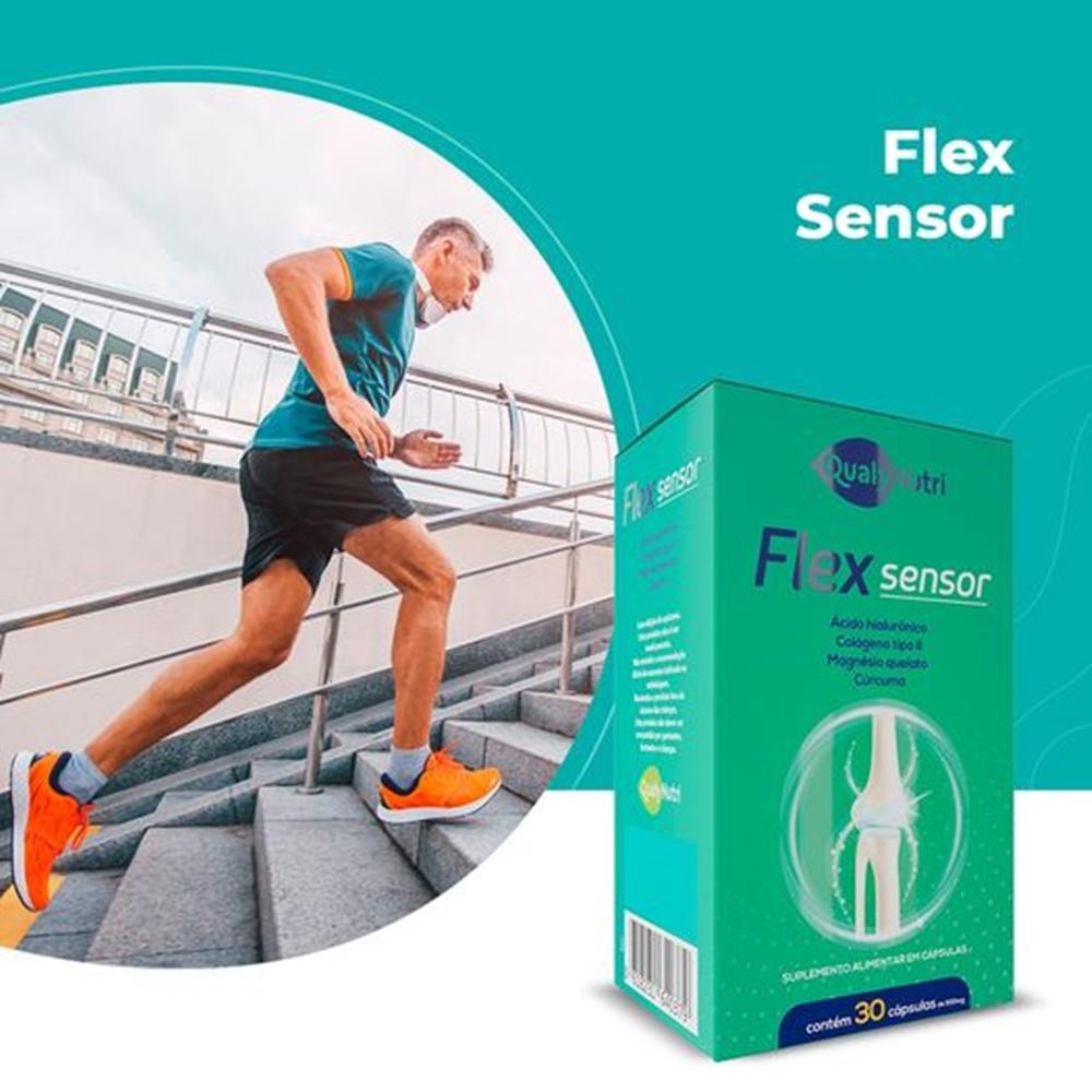 Encontraproduto.com.br - Qualynutri Flex Sensor 500mg - 30 Cápsulas