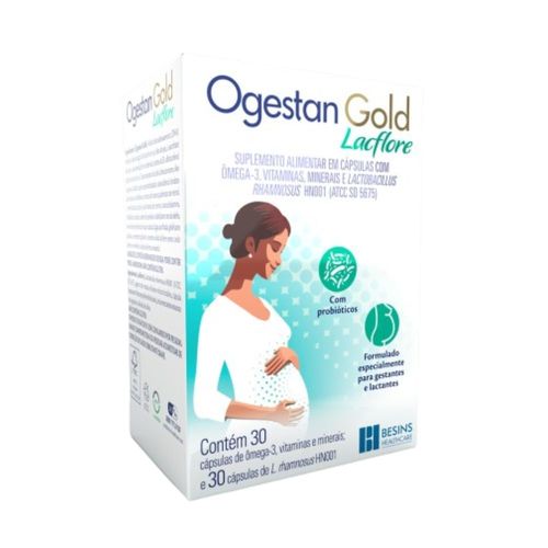 Ogestan Gold Lacflore 60 Cápsulas