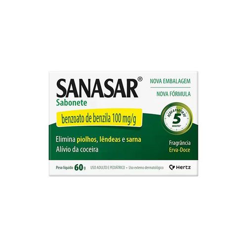 Sanasar Sabonete 60mg